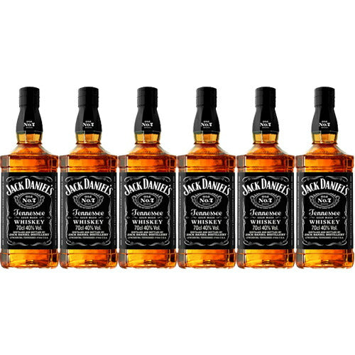 【正規品】ジャック　ダニエル　ブラック（Old No.7）/Jack Daniel's ビン・瓶 アメリカ 700ml 40.0% テネシーウイスキー  ハイボールにおすすめ 6本セット 1箱 業務用 飲食店におすすめ プロ向け 送料無料※別途送料北海道・九州330円、沖縄770円※