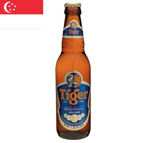 タイガービール/Tiger Gold Medal Beer 24本/ビン・瓶 シンガポール ビール 330ml 5.0% 24本セット 1箱 ...