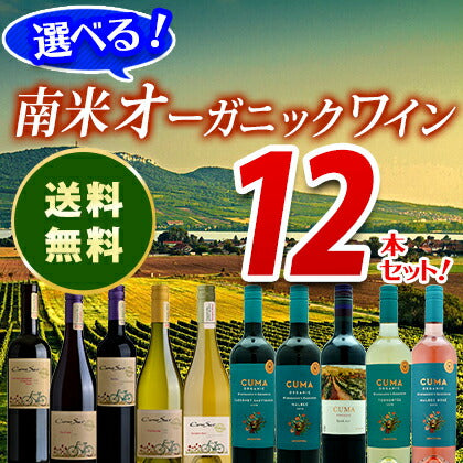 チリワインサンタ・イネス ‘’オーガニック‘’ ワイン 赤・白×12本セット ワイン ワインセット 赤白 赤ワイン 白ワイン ワインセット12本