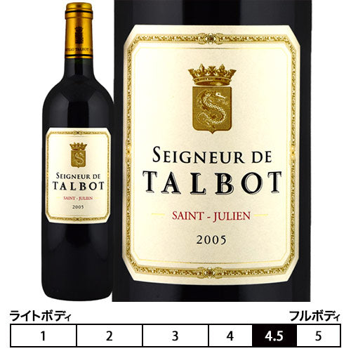 セニュール・ド・タルボ[2005]ボルドー メドック Saint-Jullien