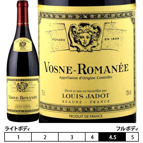 ルイ・ジャド　ヴォーヌ・ロマネ　2018　赤　750ml 6本セットルイ・ジャド[2018年]ヴォーヌ・ロマネ 赤ワイン 750ml×6本 1箱